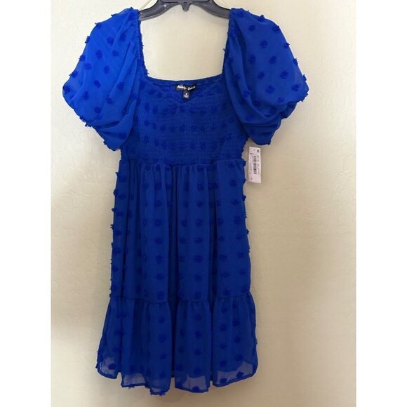 Dresses & Skirts - NWT Midnight Doll Blue Dress Short Sleeve Size Small
